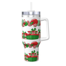 Christmas Personalized 40 oz Stainless Steel Tumbler with