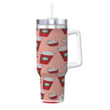 Christmas Personalized 40 oz Stainless Steel Tumbler with