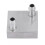 CPU water cooling block aluminum 40x40mm 1