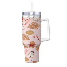 Personalized Christmas Tumbler 40 oz Stainless Steel with