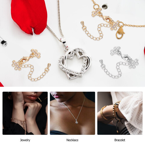 Necklace Extender Chain Lobster Clasp 10 pcs 1