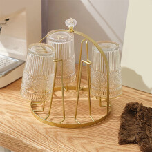 Mug Dry Stand Metal Non-Slip 6-Cup Organizer