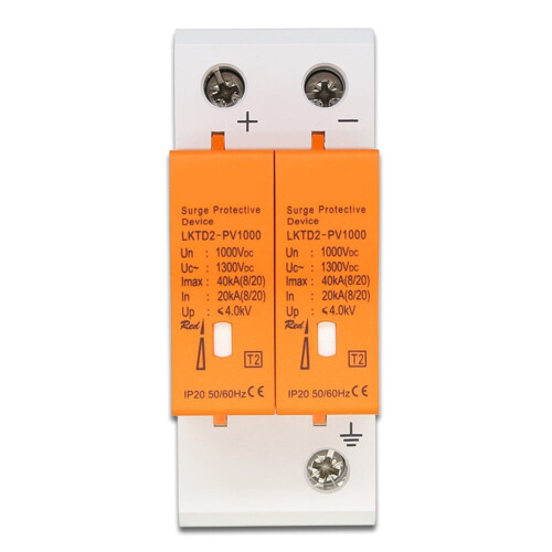 Solar Surge Protector1000VDC40kA2-Pole DIN Mount 1