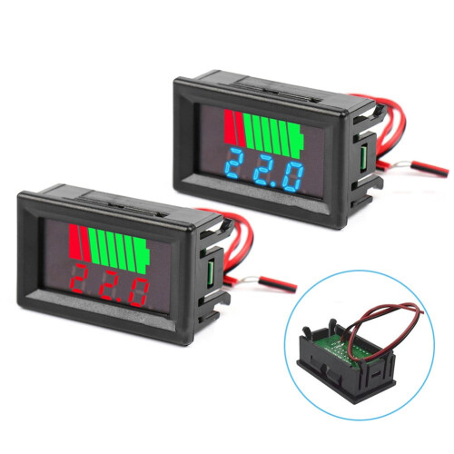 Battery Charge Indicator Lithium 12-72V Digital Display 1