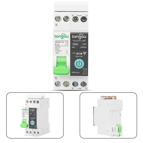 Mosiee TUYA WiFi Smart Circuit Breaker1P32A 2