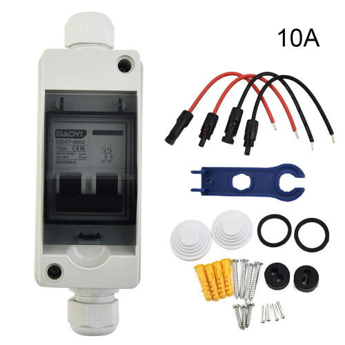 Ηλιακός διακόπτης κυκλώματος DC 2P30A12-240V IP65 1