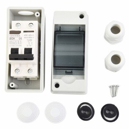 Solar PV Combiner Box AC400V20A with Junction Box 1