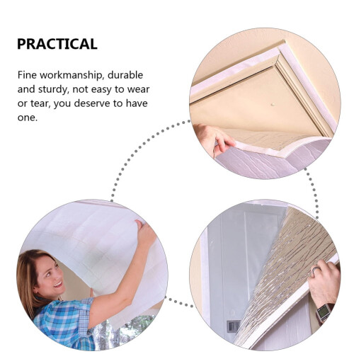 Loftviftedekselforsegling med tape 129x129x1cm 2
