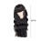 Brown Synthetic Curly Wavy Wig with Bangs 1 Piece 3