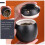 Teedose aus Keramik mit Katzenmotiv, 1,2 l 2