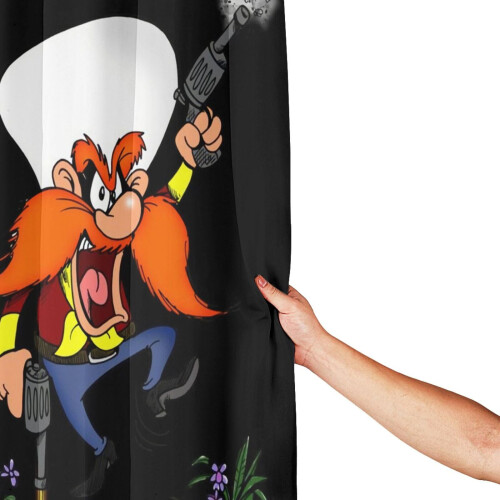 Sprchový závěs Yosemite Sam, voděodolný, 72x72 palců 2