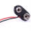 9V batteriklemmestik T-type kabel sort 20 stk. 4