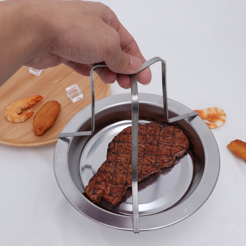 Stainless Steel Chicken Roasting Rack with Drip Pan 1