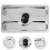 Couvercle de grille-pain en acier inoxydable 2 tranches 3