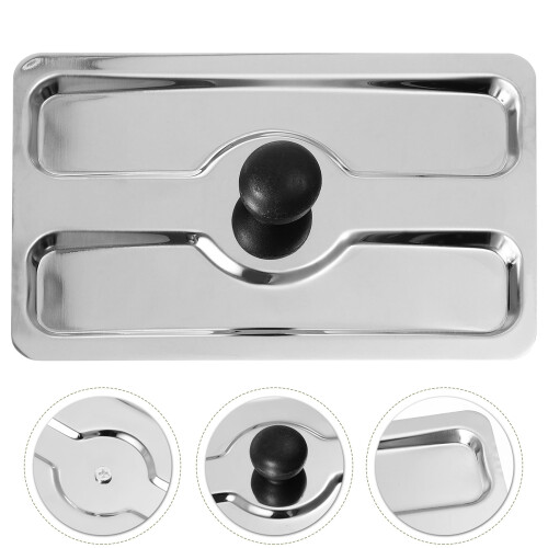 Couvercle de grille-pain en acier inoxydable 2 tranches 2