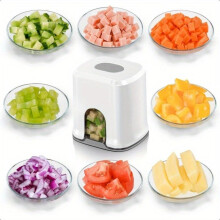 Feliator Manual Multifunctional Legume Cutter 3 Blades White Kitchen Tool