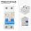 Mosiee RCBO Fehlerstromschutzschalter 1P+N AC230V 2
