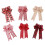 Christmas Tree Topper Buffalo Plaid Red Black Burlap Bow 1 4