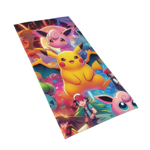 Pokémon håndklær absorberende for badet for voksne og barn 2