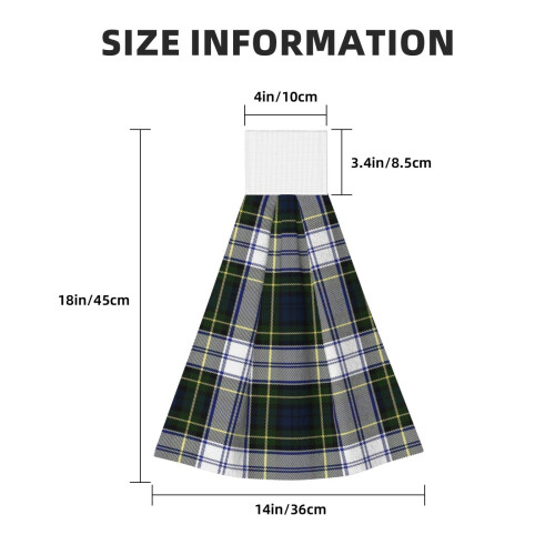 Gordon Tartan Plaid Handtücher Korallen-Samt 2er-Pack 1