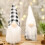 Christmas gnome ornaments black and white 2 pcs 2