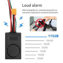 For  Max G30 G30D Anti-Theft Alarm with Remote Control 36-55V 115db Bell