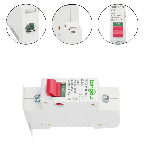 Mosiee AC230V1P main switch isolator circuit breaker 2