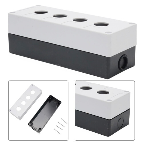 Push Button Switch Box Waterproof Plastic22mm Hole 2