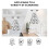Handdoeken met dalmatiërprint, koraalfluweel, 2-pack 3