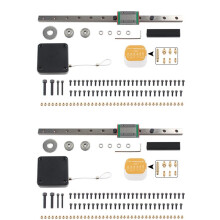 2X Heat Set Insert Press Tool Stealth Press Kit Insert Mutter Embedded Kit M2 M3 M6 M8 för 3D-Utskrift Delar Ingen Lödkolv