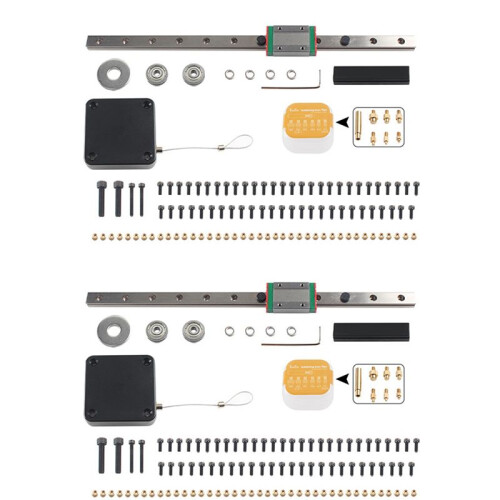 2X Heat Set Insert Press Tool Stealth Press Kit Insert Mutter Embedded Kit M2 M3 M6 M8 för 3D-Utskrift Delar Ingen Lödkolv