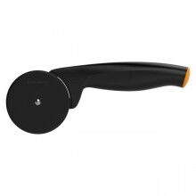 Fiskars Rotary Pizza Cutter Stainless Steel Blade Kitchen Slicer Disc Cutter Easy Grip Handle Efficient Cutting for Home Use