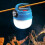 Kayannuo Solar-Campinglampe, USB-aufladbar, 6 Modi, IP65 4