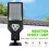 Refletor solar LED IP65 para exterior com sensor de movimento, 22,5 x 8,4 cm 7