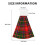 Πετσέτες χεριών Somerville tartan από κοραλί βελούδο - συσκευασία των 2 τεμαχίων 2