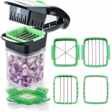 Feliator Multifunctional Vegetable Chopper - Manual Slicer, Shredder, Dicer - Kitchen Gadget, Vegetable Cutter