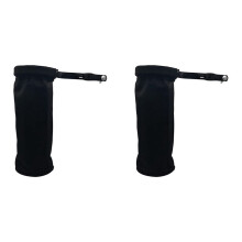 2X Nylon Container Bag, Drum Stick Holder Drumstick Bag for Drum Set Clamp Stick Holder Bag Container
