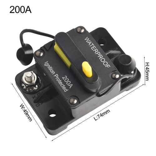 Αδιάβροχος διακόπτης κυκλώματος DC 30-300A 12V-48V 1