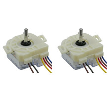 2X 6-Zeilige Schräge Ohrwaschmaschine, Timer, 68 mm Mittenlochabstand, 90-Grad-Schalterwelle