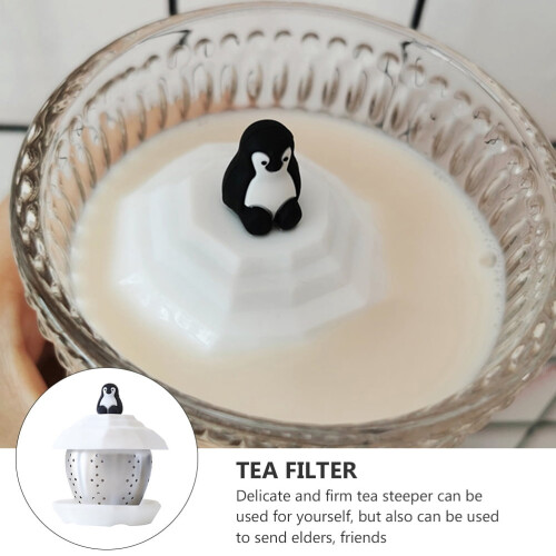 Ensemble de 2 infuseurs à thé pingouin en acier inoxydable 1