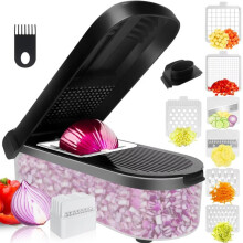 Feliator de legume multifunctional, 7 in 1, stainless steel blade, for fruits and vegetables