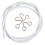 PVC Curtain Rope Assorted Colors Extendable 3 pcs 3