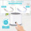 Ultrasonic Denture Cleaner 180ml 43kHz Pearl White 7