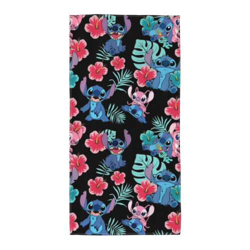 Ručníky Stitch do koupelny, měkké savé, 2 ks 1