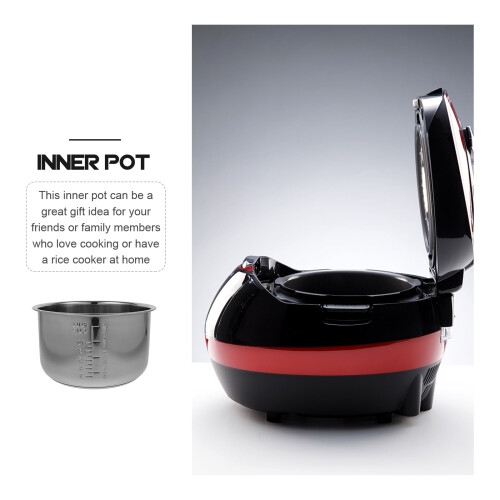 Stainless Steel Rice Cooker Pot 5L 2