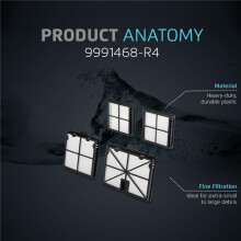 8x 9991425-R4 Pool Cleaners Filter for Premier S50, S100, Active 10 Active 15 Robotic Ultra Fine Filter