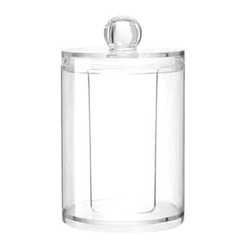 Cotton Round Holder Bamboo Lid 1 Pack 1