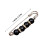 Perlebroche med rhinsten til sweatersjal 1 stk. 3