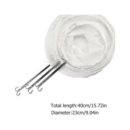 Milk Tea Filter Bags Silver White 3 pcs 2