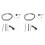 2 Set Lower Shift Cable Kit 865436A02 Replacement Spare Part for  Alpha Gen One & Two 1 2 R MR MC 1